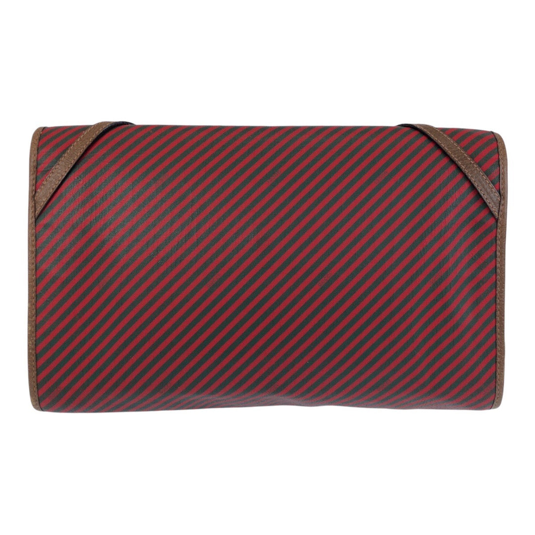 Gucci Vintage Canvas Leather Clutch Bag