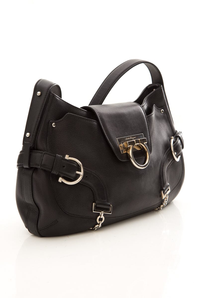 Ferragamo Black Shoulder Bag
