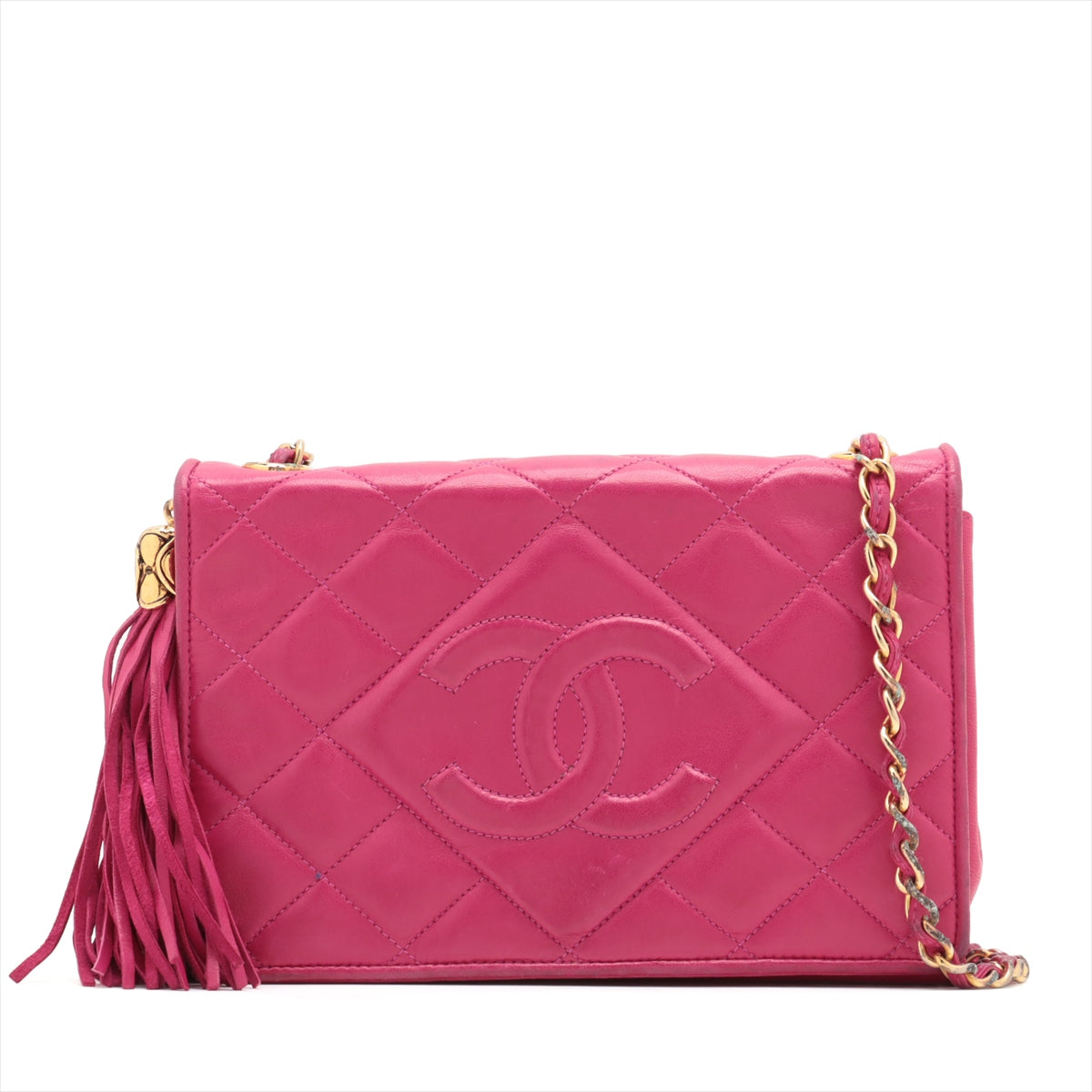 Chanel Matrasse in Chain Shoulder Bag Pink G  1st