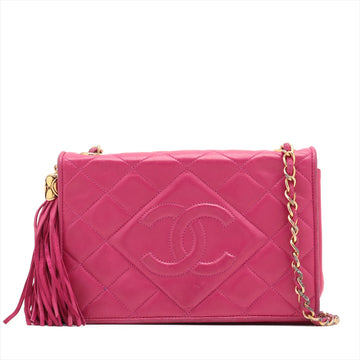 Chanel Matrasse in Chain Shoulder Bag Pink G  1st