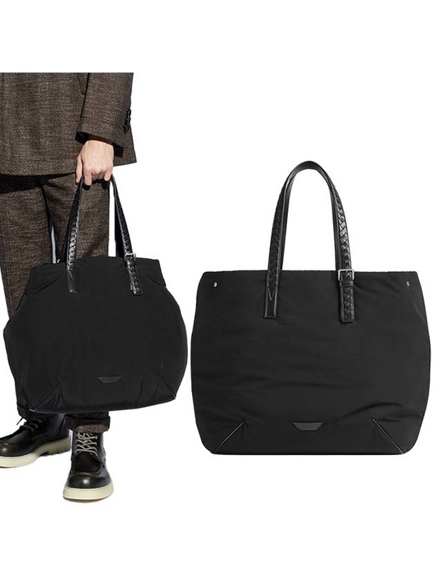 Bottega Veneta Navenue Padded Tote Bag Black