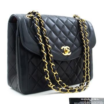 Top Quality Chanel NAVY Vintage Chain Shoulder Bag Lambskin Quilted New Purse