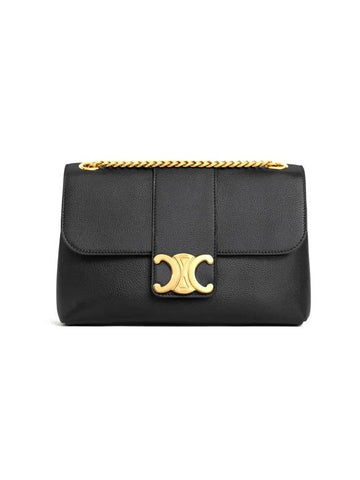 CELINE Victoire Medium Cross Bag Black