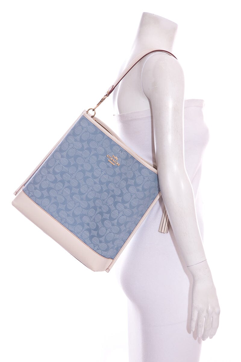 Coach Blue Mollie Bucket Bag