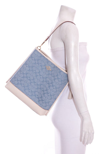 Coach Blue Mollie Bucket Bag