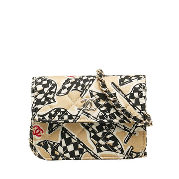 Chanel Canvas Mini Chain Shoulder Bag