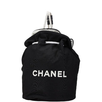 Chanel Canvas Logo Backpack