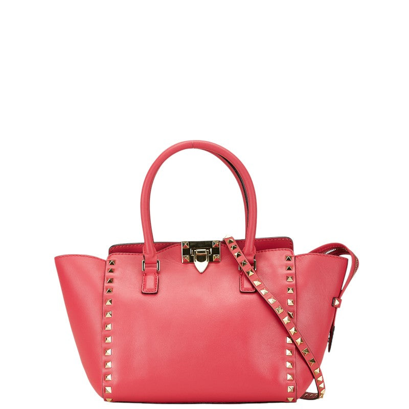Valentino Leather Roman Studs 2way Bag