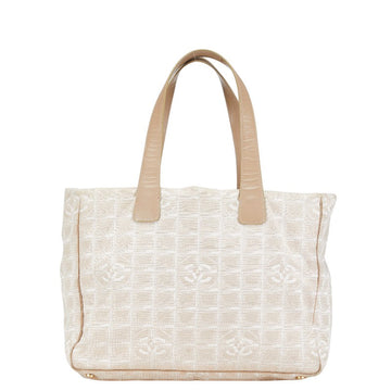 Chanel Canvas Leather Tote Handbag