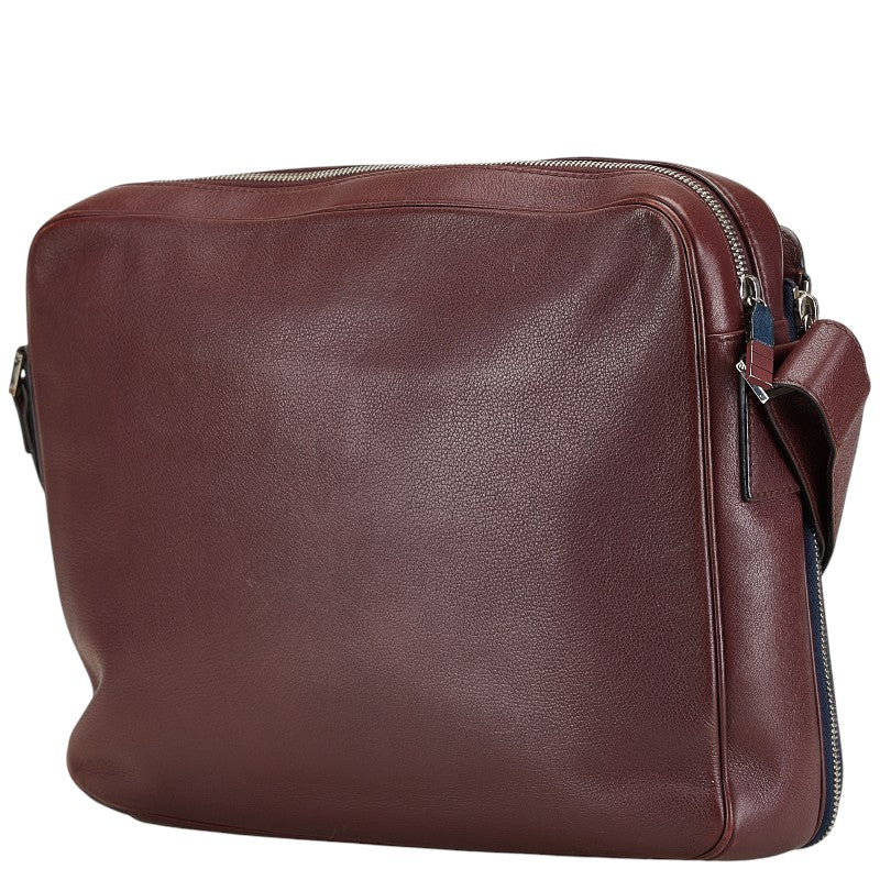 Dior Leather CD Logo Shoulder Bag