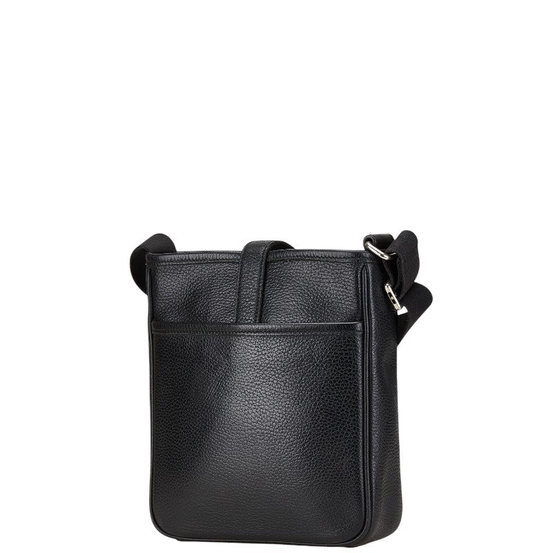 Burberry Nova Check Leather Shoulder Bag