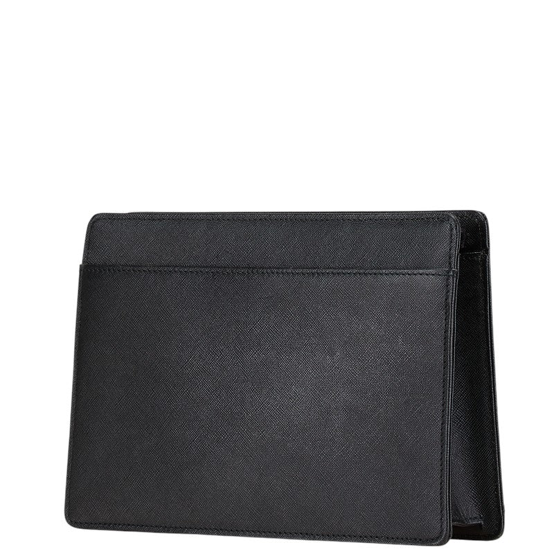 Burberry PVC Leather Clutch Bag