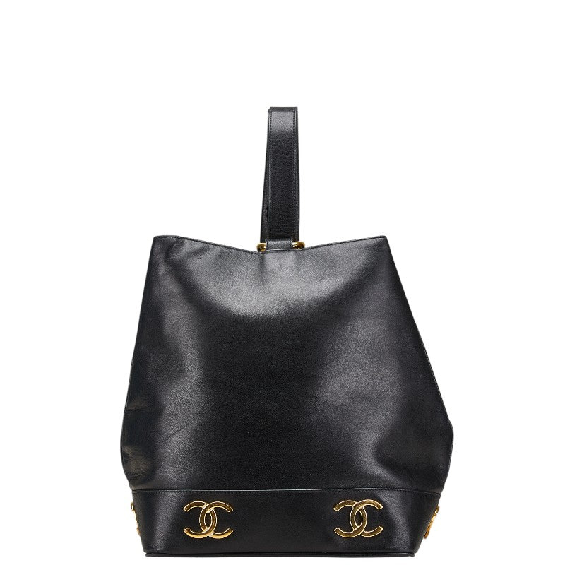 Chanel Triple Coco Mark Lambskin Shoulder Bag