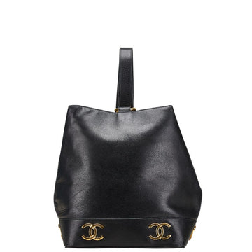 Chanel Triple Coco Mark Lambskin Shoulder Bag