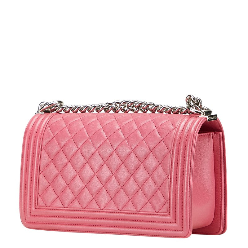 Chanel Boy Chanel Lambskin Shoulder Bag
