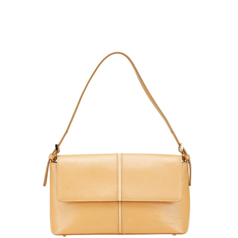 Burberry Logo Nova Check Leather Shoulder Bag