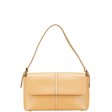 Burberry Logo Nova Check Leather Shoulder Bag