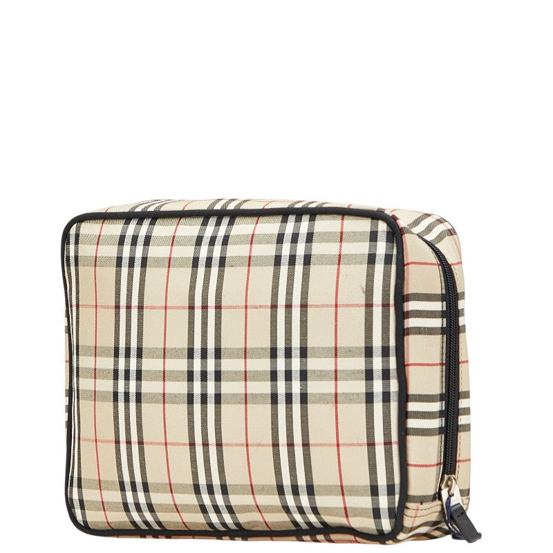 Burberry Nova Check Canvas Clutch Bag