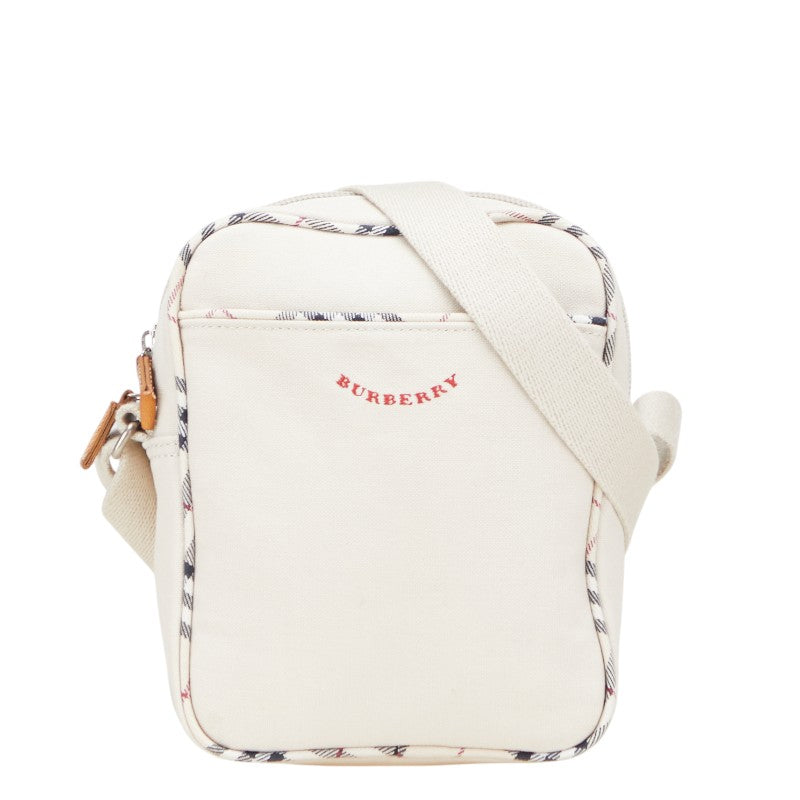 Burberry Nova Check Canvas Shoulder Bag