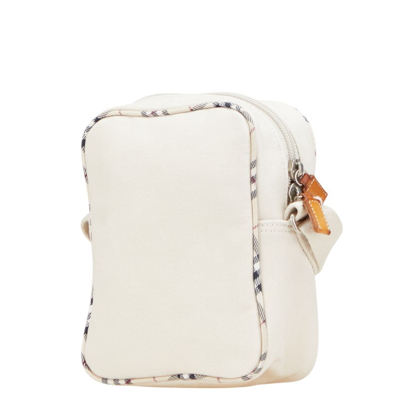 Burberry Nova Check Canvas Shoulder Bag