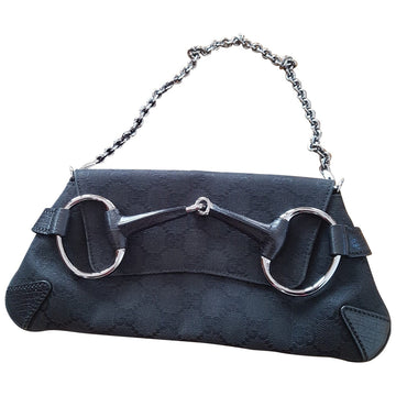 Gucci black cloth handbag
