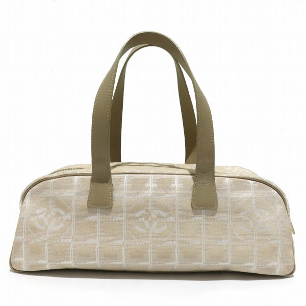 Chanel Canvas Leather Mini Boston Handbag