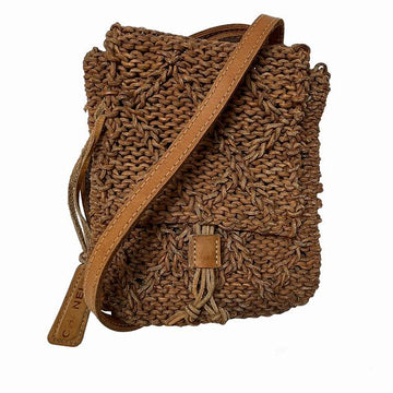 Chanel Braided Leather Shoulder Bag