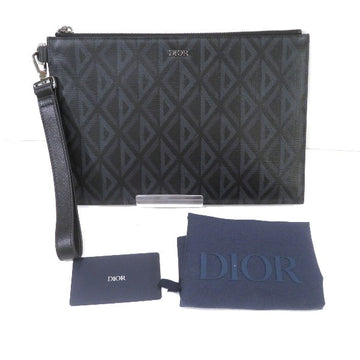 Dior DC Diamond Coated Canvas Clutch Bag