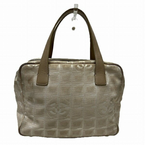 Chanel New Travel Nylon Leather Handbag