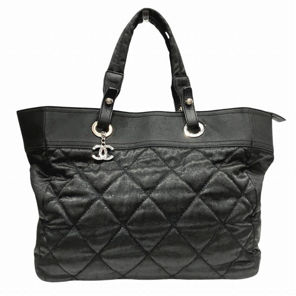 Chanel Paris Biarritz Coated Canvas Tote Bag