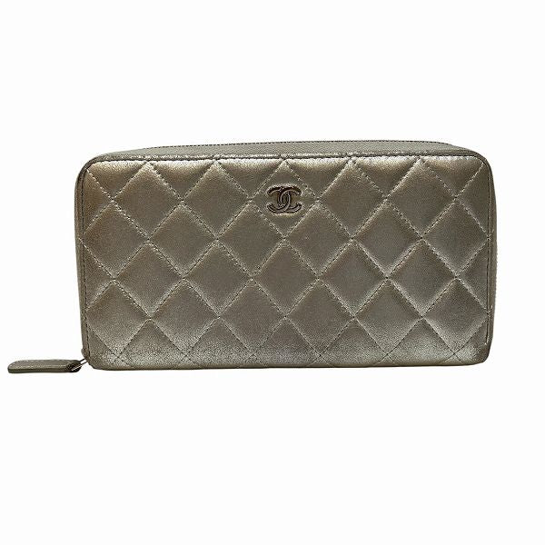 Chanel Matelasse Lambskin Long Wallet