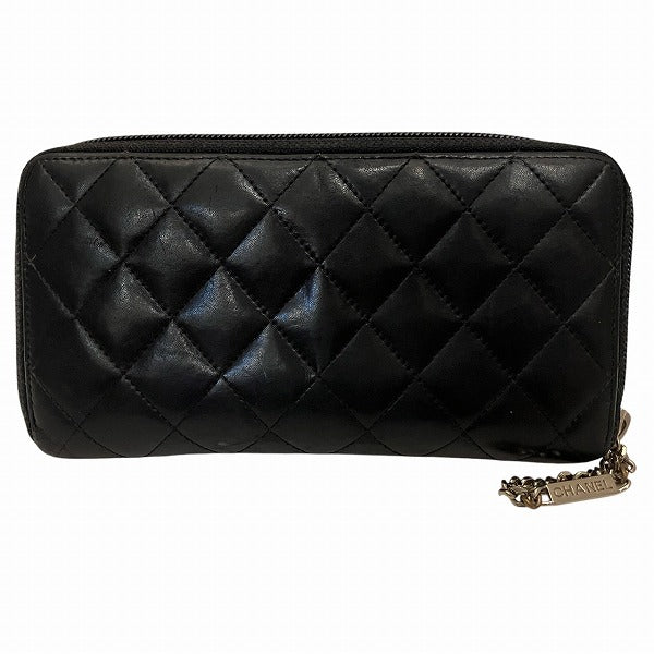 Chanel Cambon Line Calfskin Long Zipper Wallet
