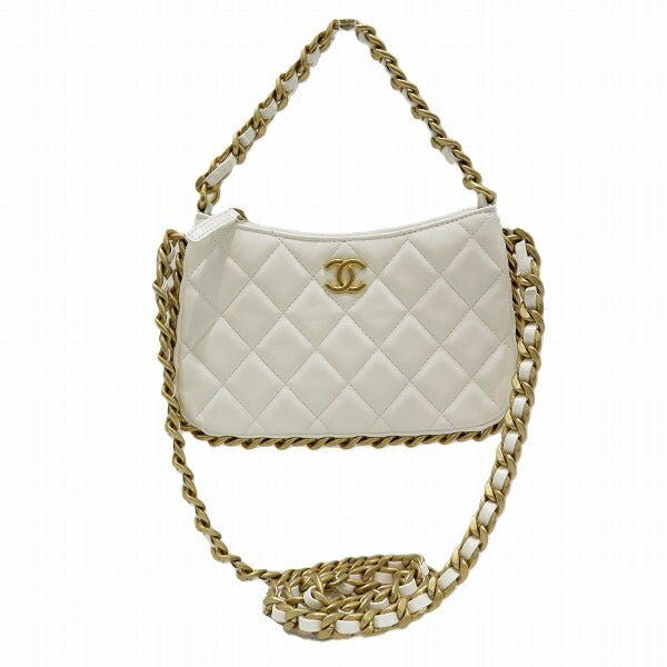 Chanel Matelasse Shiny Crumpled Lambskin Shoulder Bag