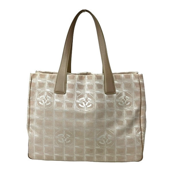 Chanel New Travel Line Nylon Leather Tote Bag