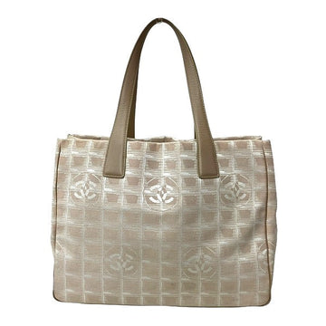 Chanel New Travel Line Nylon Leather Tote Bag