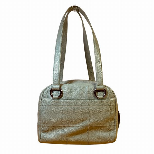 Chanel Choco Bar Caviar Skin Shoulder Bag