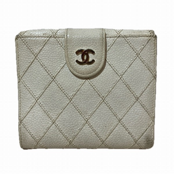 Chanel Matelasse Caviar Skin Wallet