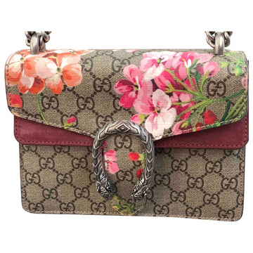 Gucci dionysus pink cloth handbag