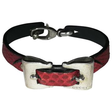 Gucci red metal bracelets