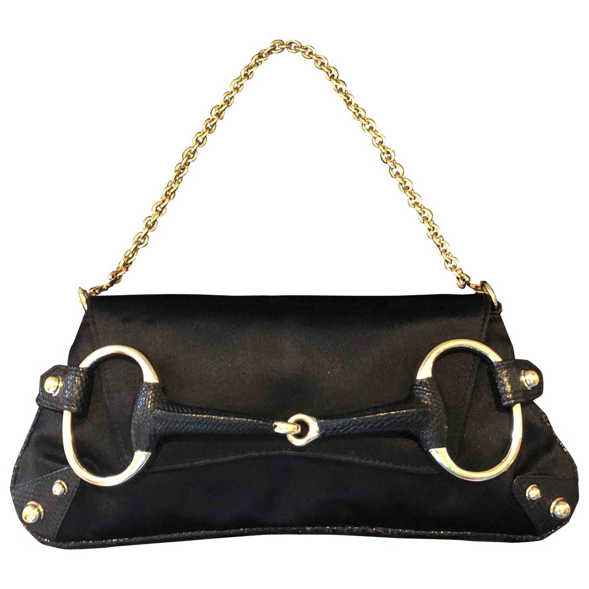 Gucci black cloth handbag