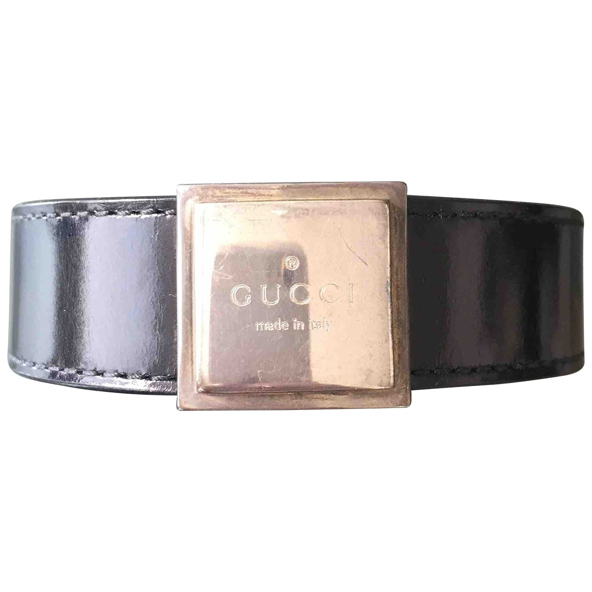 Gucci black silver bracelets