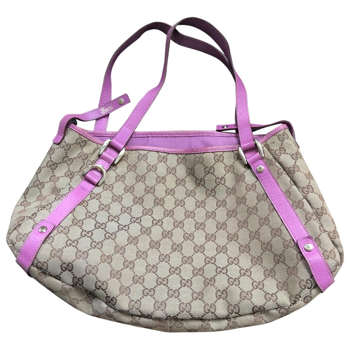 Gucci sukey pink cloth handbag