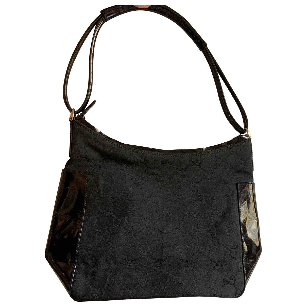 Gucci black cloth handbag