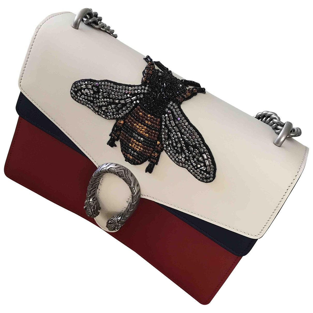 Gucci dionysus beige leather handbag