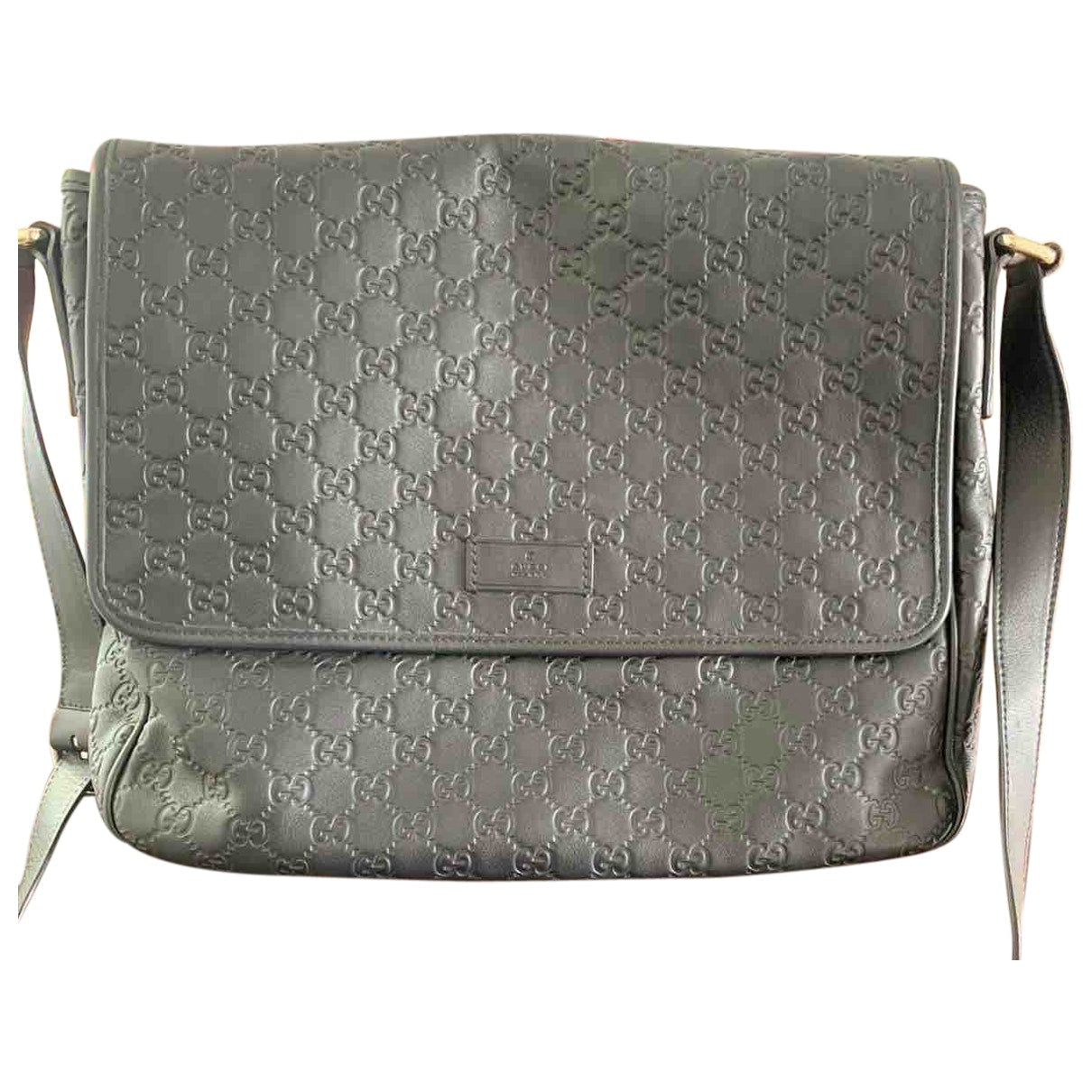 Gucci black leather bag