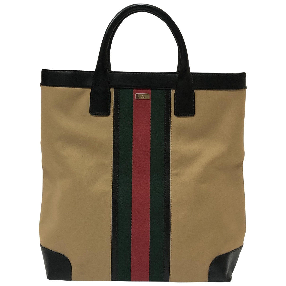 Gucci beige cloth handbag