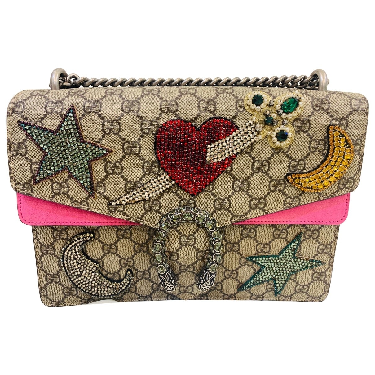 Gucci dionysus beige cloth handbag