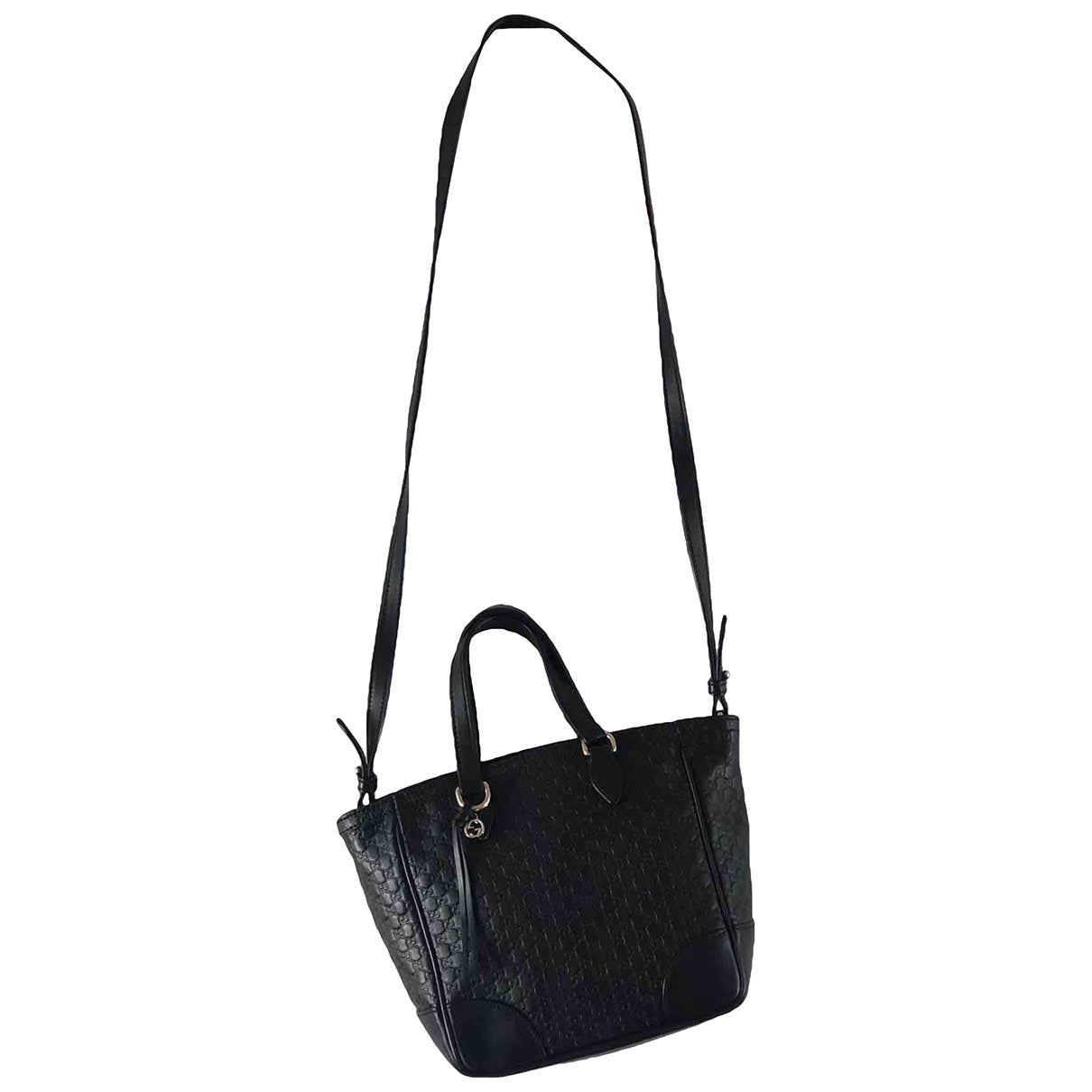 Gucci black leather handbag