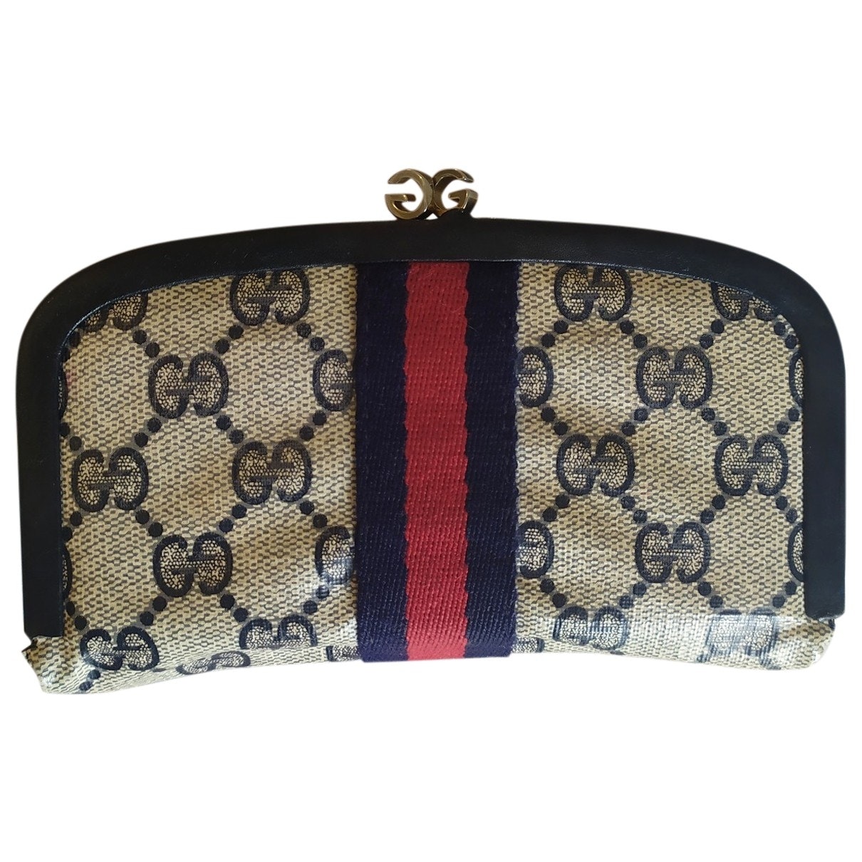 Gucci multicolour cloth clutch bag