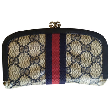Gucci multicolour cloth clutch bag